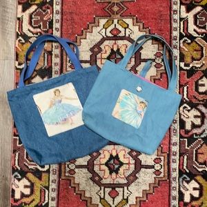Girls ballet tote bags in perfect condition